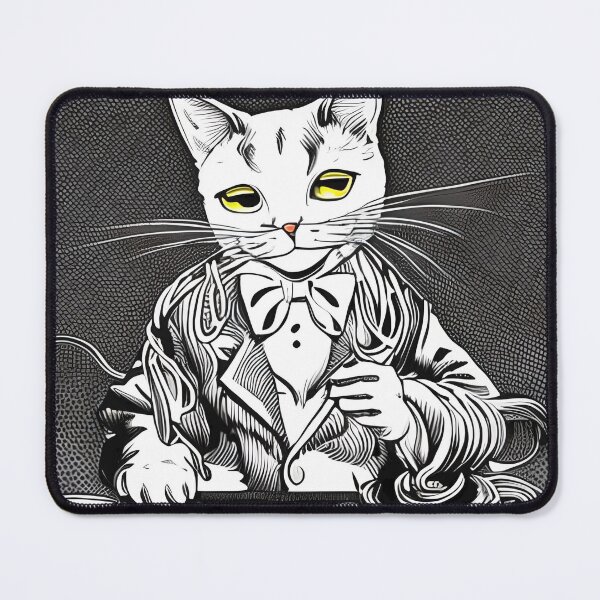 Item preview, Cat Eating Spaghetti designed and sold by roleshop.