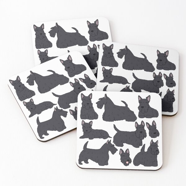 Item preview, Scottish terrier dog cute illustration designed and sold by Yarafantasyart.