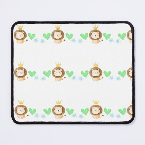 Item preview, Green Hearts and a Lion King designed and sold by happyandbubbly.