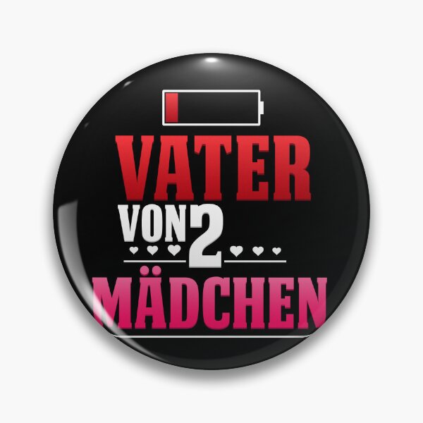 Item preview, Vater von 2 Mädchen Vatertagsgeschenk Batterie designed and sold by StrongShirts.