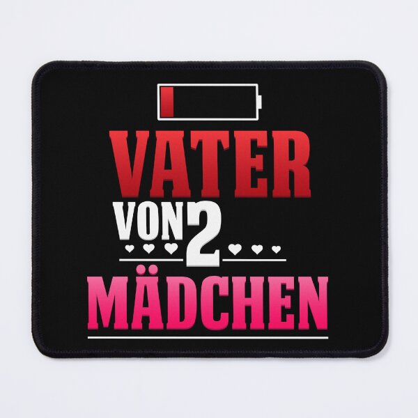Item preview, Vater von 2 Mädchen Vatertagsgeschenk Batterie designed and sold by StrongShirts.