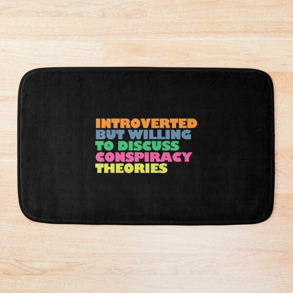 Item preview, Introverted but willing to discuss conspiracy theories designed and sold by Giovanni-c.