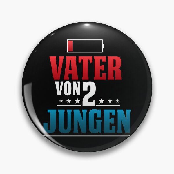 Item preview, Vater von 2 Jungen Vatertagsgeschenk Batterie designed and sold by StrongShirts.