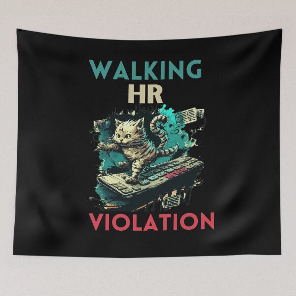 Item preview, Walking Hr Violation designed and sold by Cr4ftyCreations.