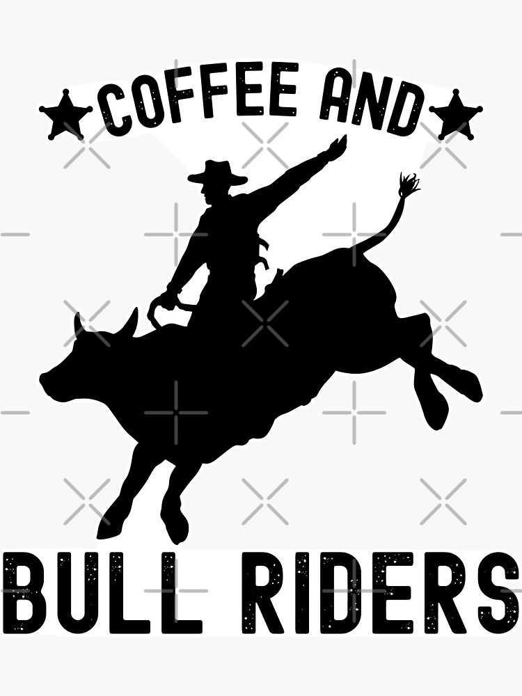 rodeo-riding-hobby-cool-bull-riding-gift-for-bull-rider-sticker