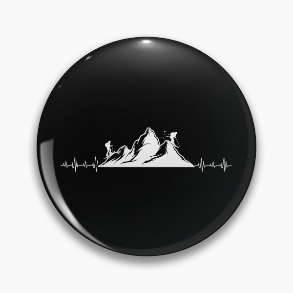 Item preview, Ski Touring Mountains Heartbeat Winter Sports Alps designed and sold by StrongShirts.