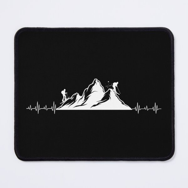 Item preview, Ski Touring Mountains Heartbeat Winter Sports Alps designed and sold by StrongShirts.