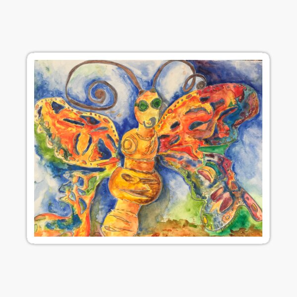 Cosmic Butterfly Sticker