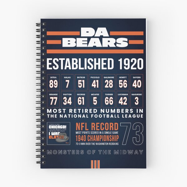 Item preview, Bears Retired Numbers Artwork designed and sold by Bear Creative.