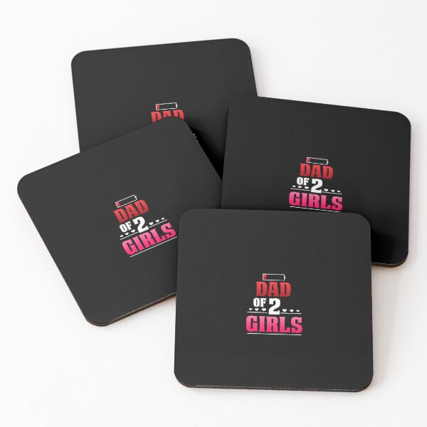 Item preview, Dad of 2 Girls Father’s Day Empty Battery Funny designed and sold by StrongShirts.