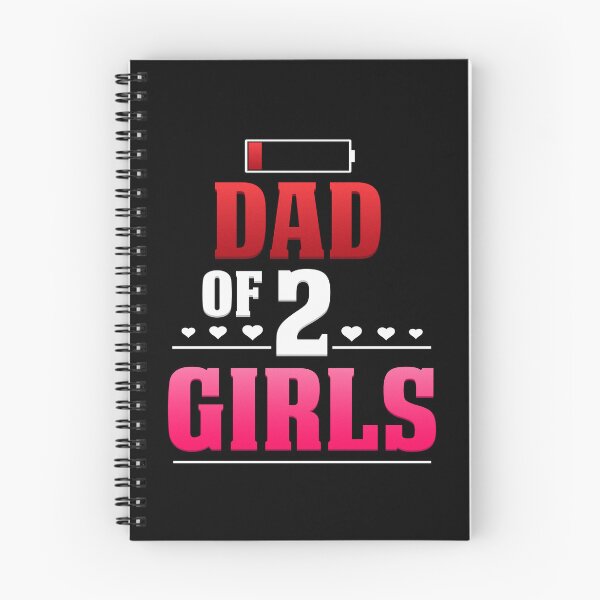 Item preview, Dad of 2 Girls Father’s Day Empty Battery Funny designed and sold by StrongShirts.