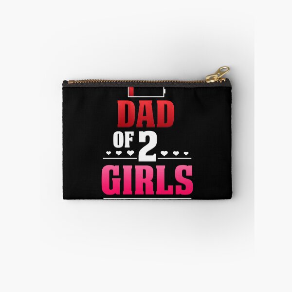 Item preview, Dad of 2 Girls Father’s Day Empty Battery Funny designed and sold by StrongShirts.