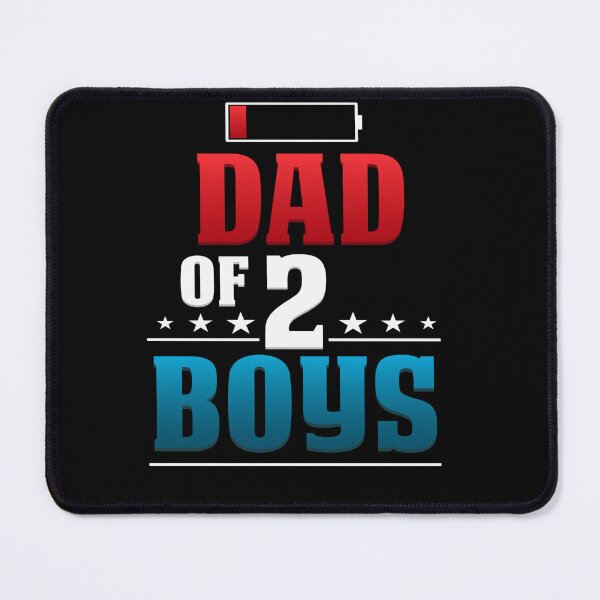 Item preview, Dad of 2 Boys Father’s Day Empty Battery Funny designed and sold by StrongShirts.