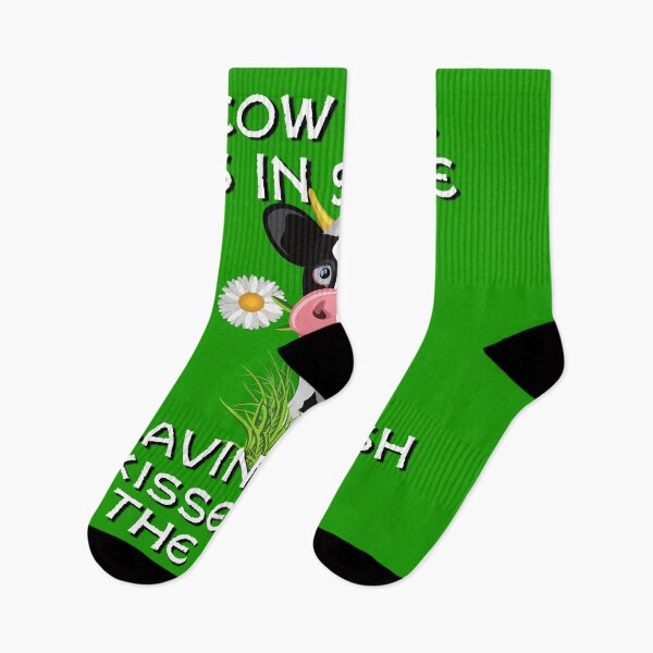 Item preview, Cow Love is in Style Leaving Irish Kisses on the Isle St Patrick's Day funny gift with cow designed and sold by facePale.