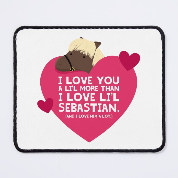 Item preview, Parks and Rec Li’l Sebastian Valentine designed and sold by cutermelon.