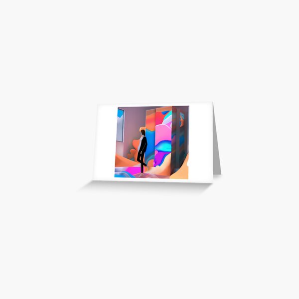 Entering The Metaverse Greeting Card
