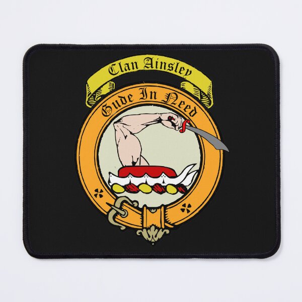 Item preview, Ainsley Clan Surname crest designed and sold by BagTown Clans.