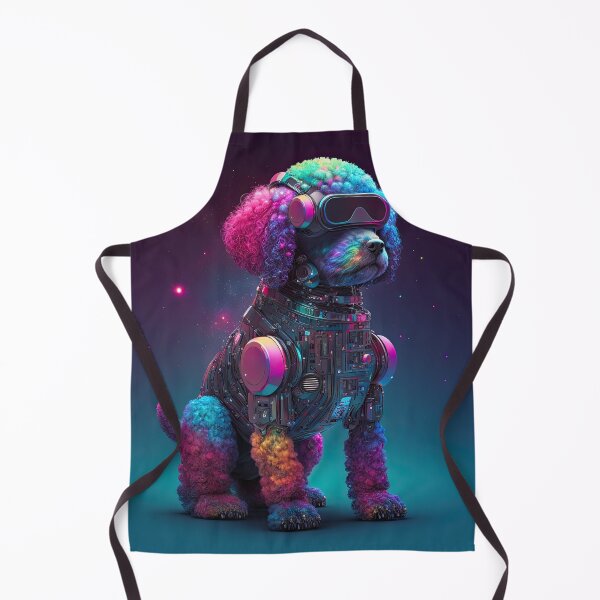 Item preview, Poodle space robot cyberpunk designed and sold by Ruletattoo.