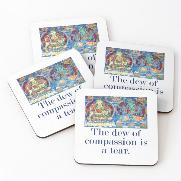 Item preview, The Dew Of Compassion Is A Tear - Compassion Quote  designed and sold by CrankyOldDude.