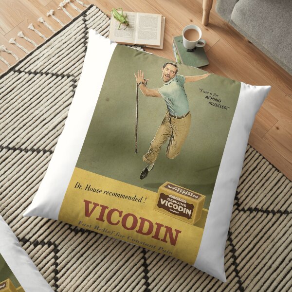 Dr. House Vicodin Recommandé Coussin de sol