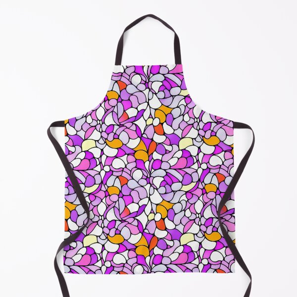 Item preview, Purple Orange Pastel Abstract Art - Stained Glass  designed and sold by Artilize.
