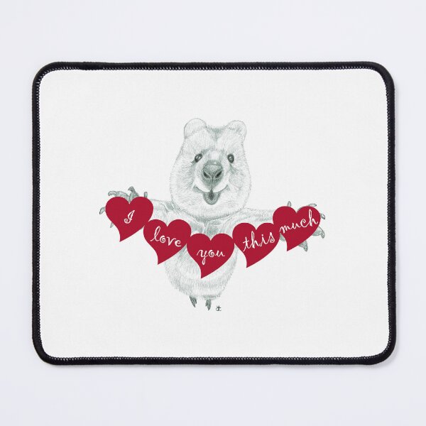 Item preview, Jumping quokka in love! designed and sold by Acetry99.