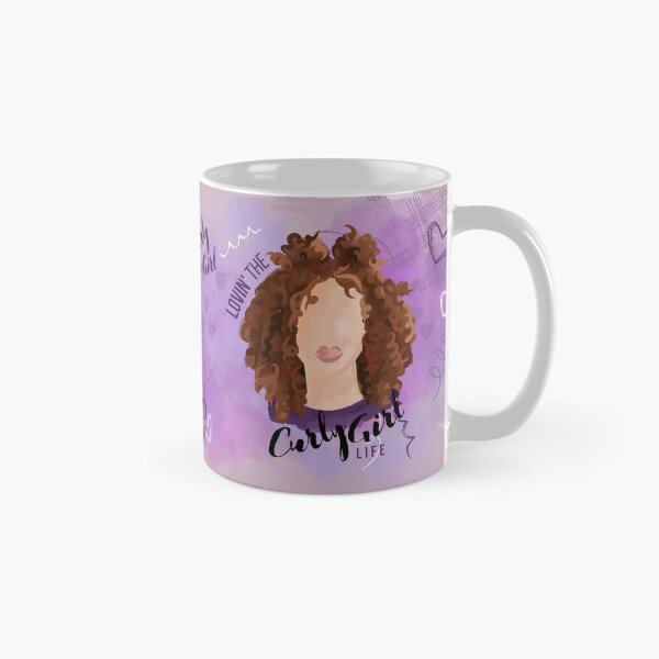 Item preview, Loving the Curly Girl Life (Brown) designed and sold by Curly-Cuties.