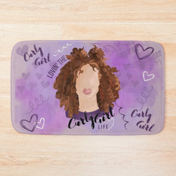 Item preview, Loving the Curly Girl Life (Brown) designed and sold by Curly-Cuties.
