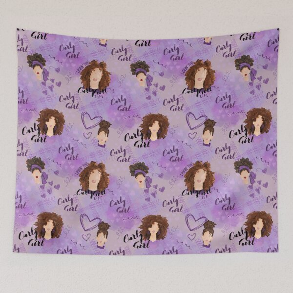 Item preview, Loving the Curly Girl Life (Brown) designed and sold by Curly-Cuties.