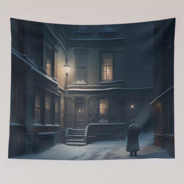 Item preview, Frosty Snow Street designed and sold by D3monic.