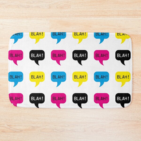 Item preview, Process Color speech bubbles - cmyk - cyan, magenta, yellow, black designed and sold by SirenSeventyOne.