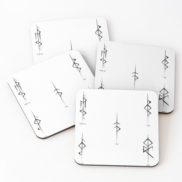 Item preview, Viking Norse God Runes Sticker Set designed and sold by Nordic Style.