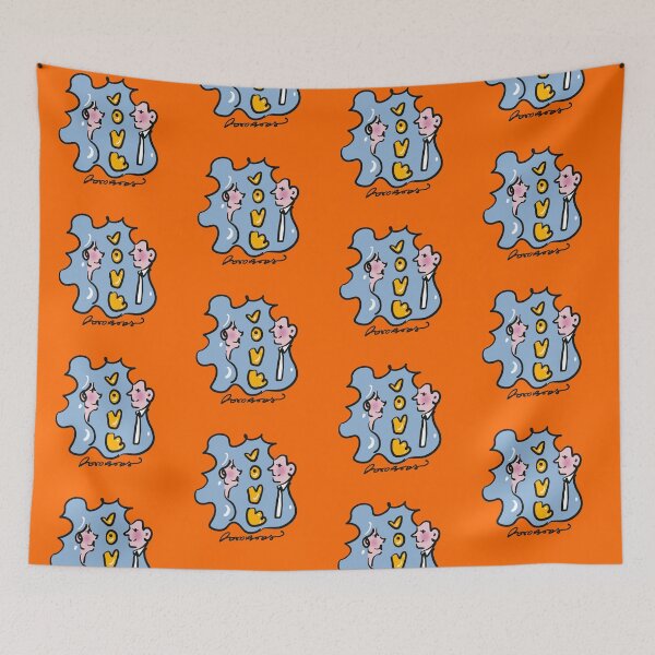 Item preview, Valentines edition, about time u go on a date (orange) designed and sold by Doodbods.