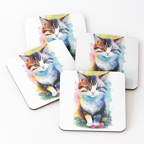 Item preview, Rainbow cat designed and sold by asandtrout.