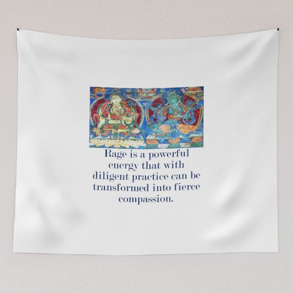 Item preview, Rage Is A Powerful Energy - Compassion Quote  designed and sold by CrankyOldDude.