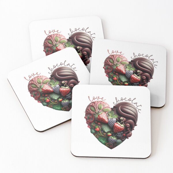 Item preview, Deluxe Chocolate and Strawberry Heart designed and sold by CreativNode.