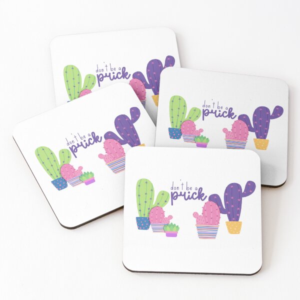 Item preview, Don't Be a Prick - Cute Pink, Purple, Green Cactus/Cacti  designed and sold by ErinReneTaylor.