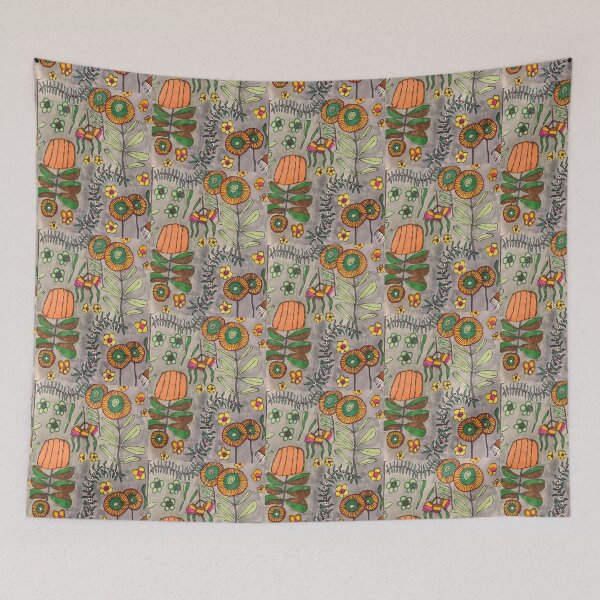 Item preview, Native flowers Assie designed and sold by Kattrend.