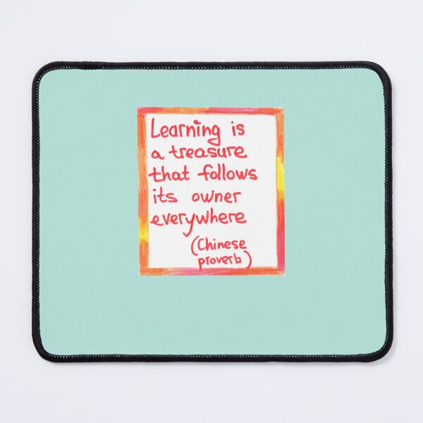 Item preview, Educational quotes hand lettering | learning motivation text designed and sold by lausn.