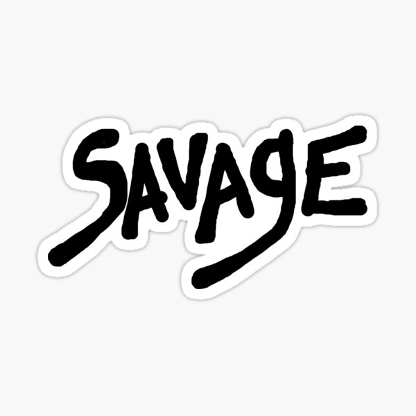 Black Savage Stickers Redbubble - chief keef love sosa bass boosted roblox id roblox music codes in 2020 songs roblox revenge