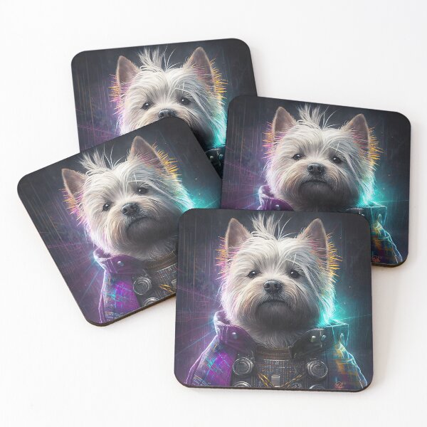 Item preview, Westie Cyberpunk wizard designed and sold by Ruletattoo.
