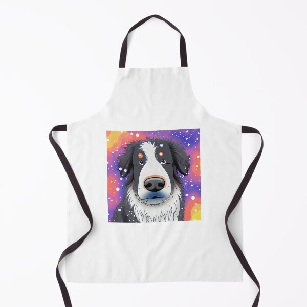 Item preview, Colorful digital portrait of Bernese Mountain Dog designed and sold by AlbertandOlly.