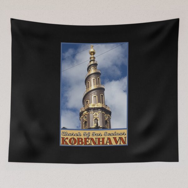 Item preview, Historic Baroque Church Of Our Saviour, Kobenhavn (Copenhagen), Denmark designed and sold by ImaginedCo.
