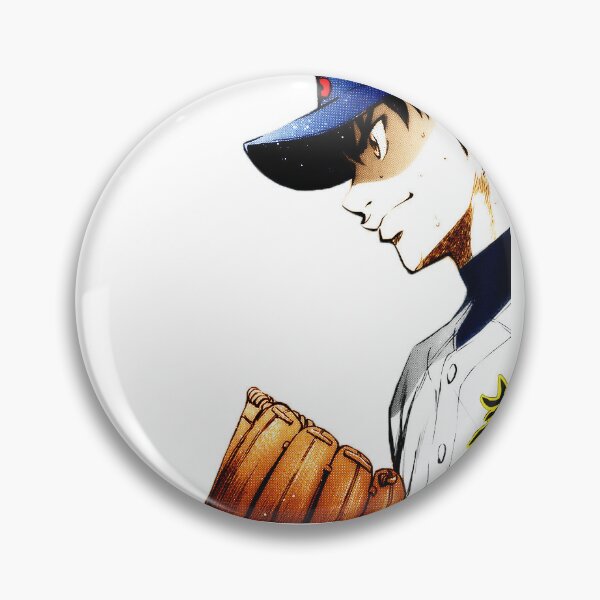 Badge Pins (Victor Character) Eisei Sawamura (No. 20) Ace of Diamond  Second Season Sawamura Birthday Memorial Trading metal badge, Goods /  Accessories