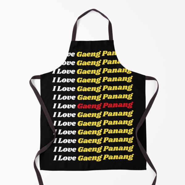 Item preview, 'I Love Gaeng Panang' Thai Traditional Food - Delicious Text Based Design designed and sold by Ridiculam Toga.