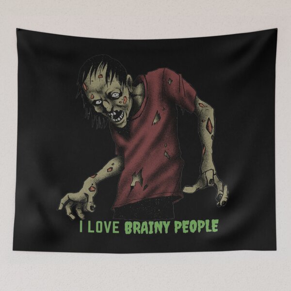 Item preview, I love brainy people  designed and sold by maroleess-99.