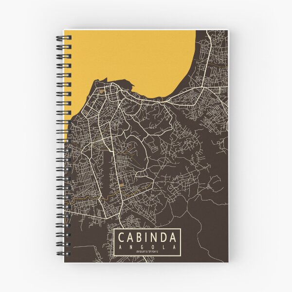 Item preview, Cabinda City Map of Angola - Pastel designed and sold by deMAP.