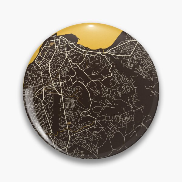 Item preview, Cabinda City Map of Angola - Pastel designed and sold by deMAP.