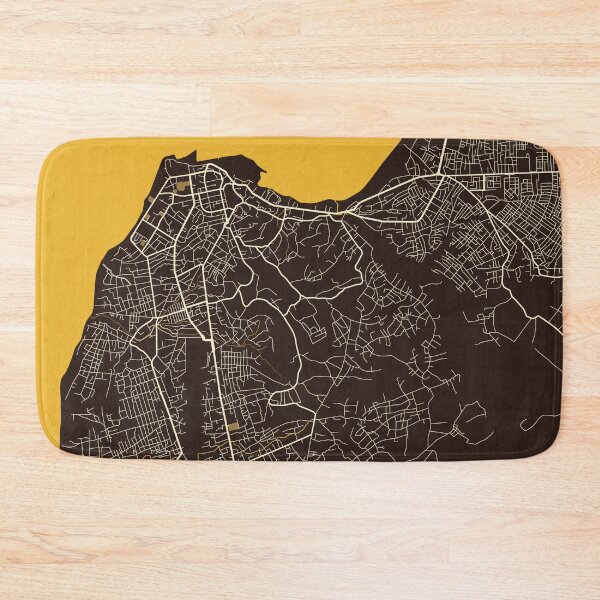 Item preview, Cabinda City Map of Angola - Pastel designed and sold by deMAP.