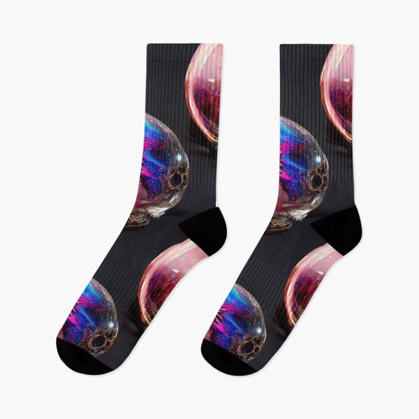 Item preview, Socks: Crystal Bullets designed and sold by Check-my-Clocks.